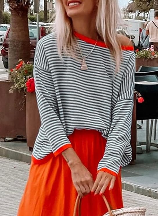 Charlotte - Pull à rayures à la mode pour un look branché