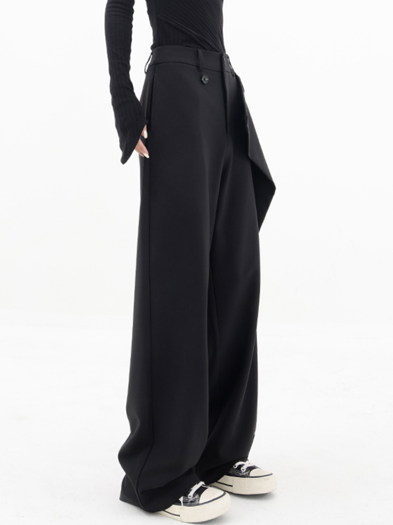 Stylish Emma - Pantalon baggy asymétrique très tendance