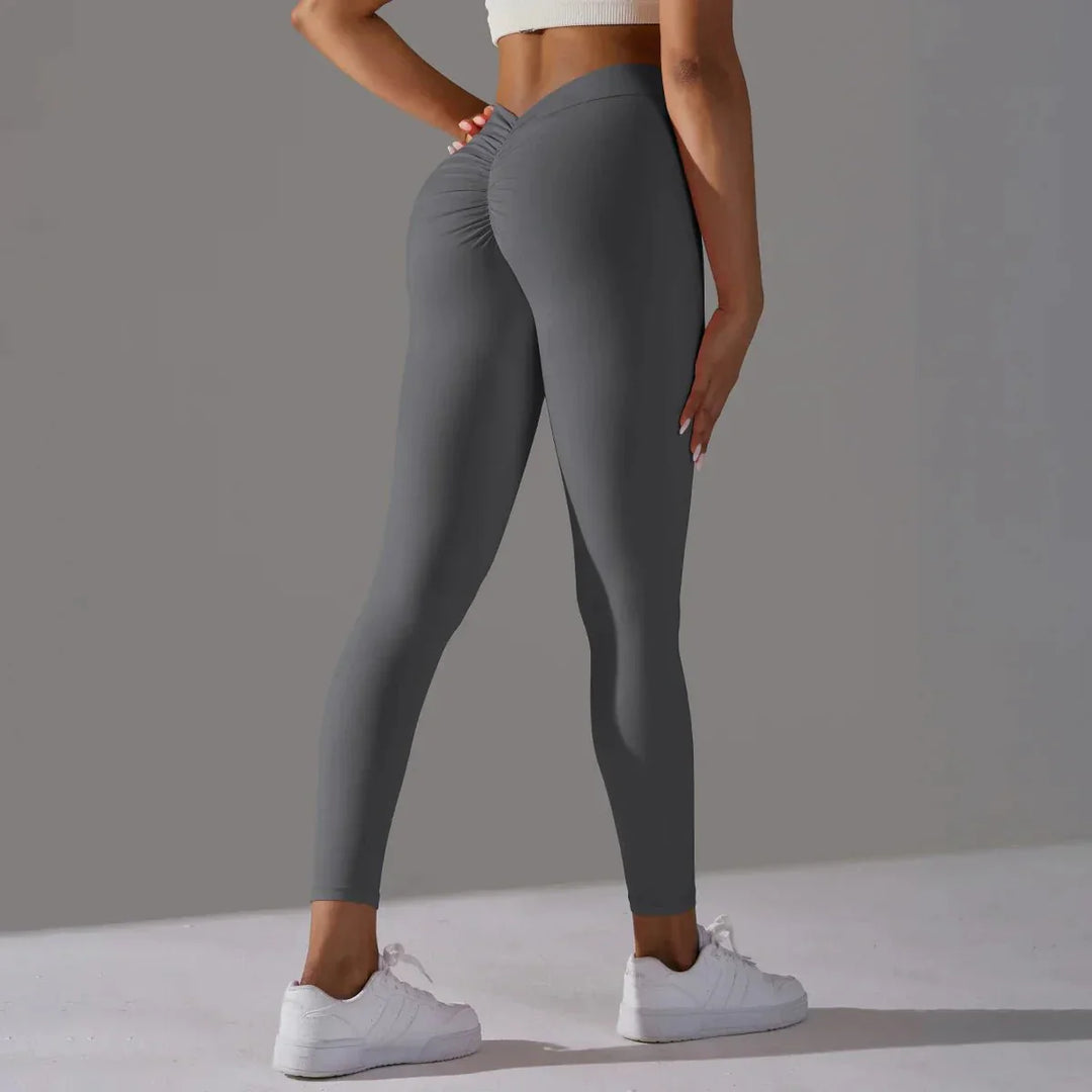 Leggings de yoga sans couture avec compression pour fitness et gym