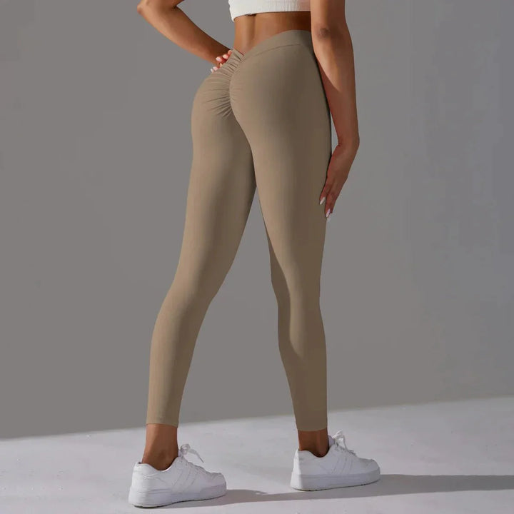 Leggings de yoga sans couture avec compression pour fitness et gym