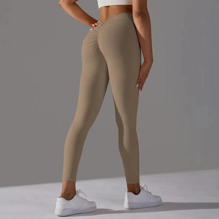 Leggings de yoga sans couture avec compression pour fitness et gym