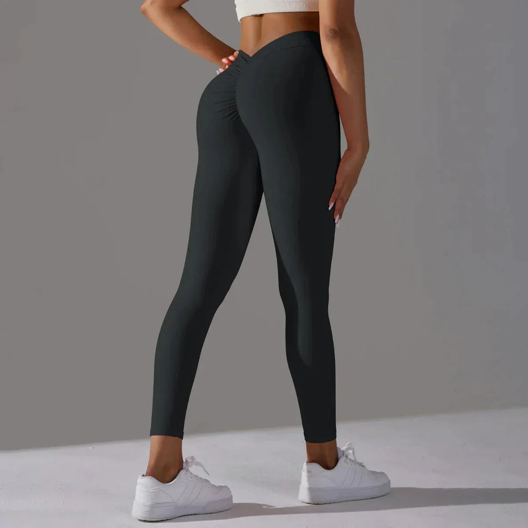 Leggings de yoga sans couture avec compression pour fitness et gym