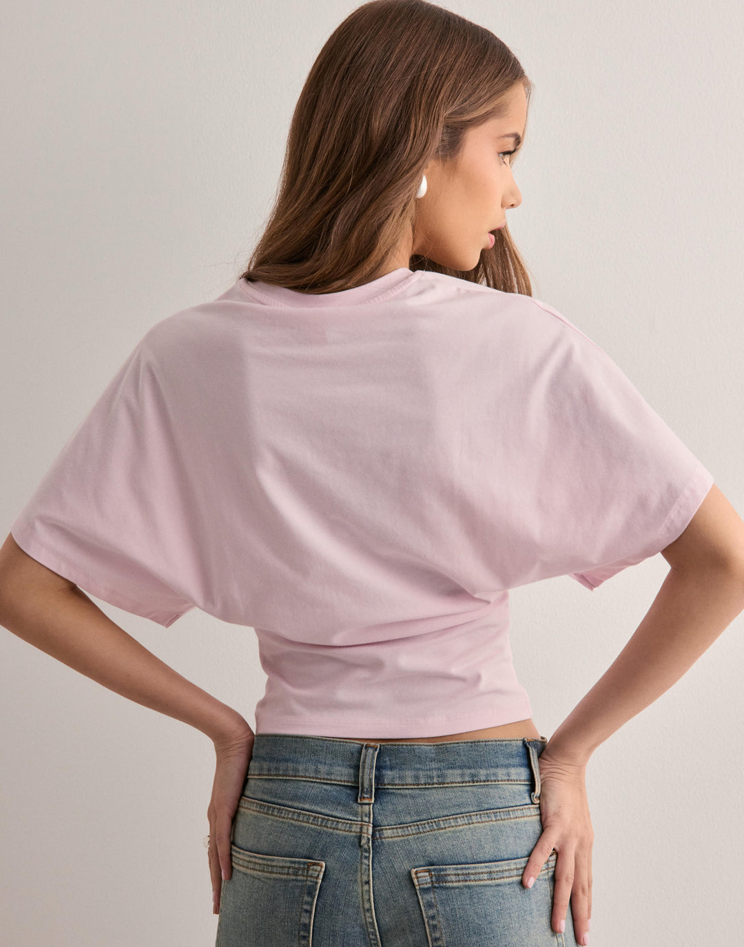 Mia - Chemise cropped oversize pour un look tendance