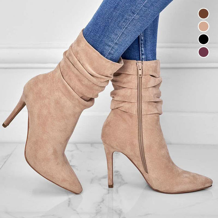 Reynah | Botte de Mode Élégantes avec Pli de Luxe pour un Look Sublime