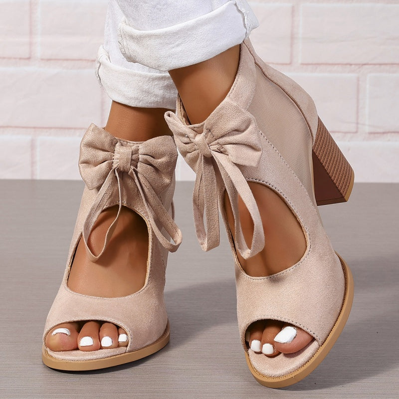 Tessa-Mae™ Élégance Chic : Sandales Ouvertes pour un Look Moderne