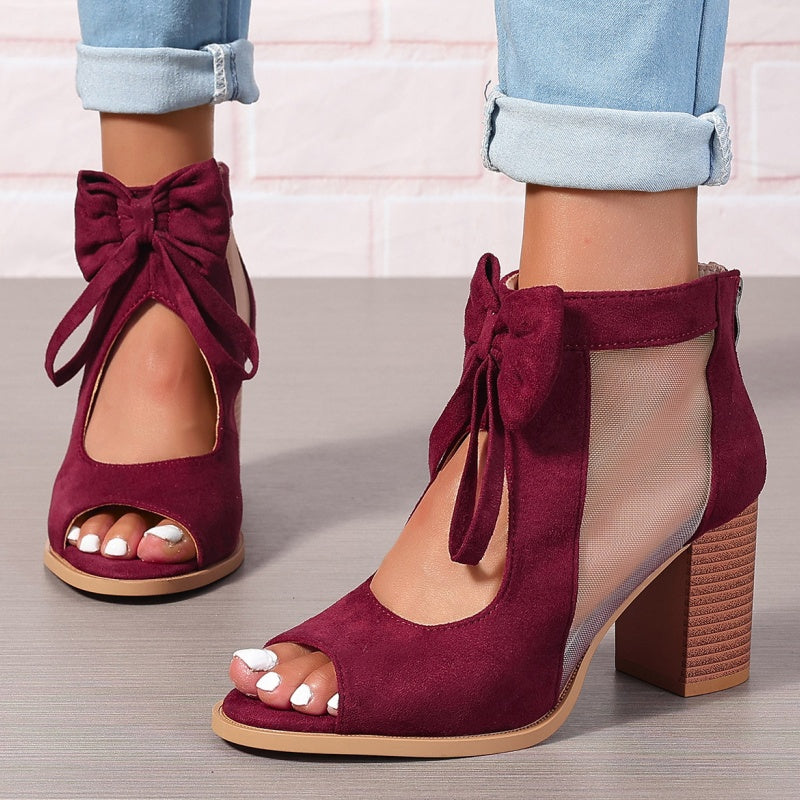 Tessa-Mae™ Élégance Chic : Sandales Ouvertes pour un Look Moderne