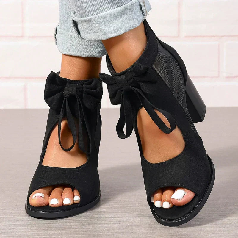 Tessa-Mae™ Élégance Chic : Sandales Ouvertes pour un Look Moderne