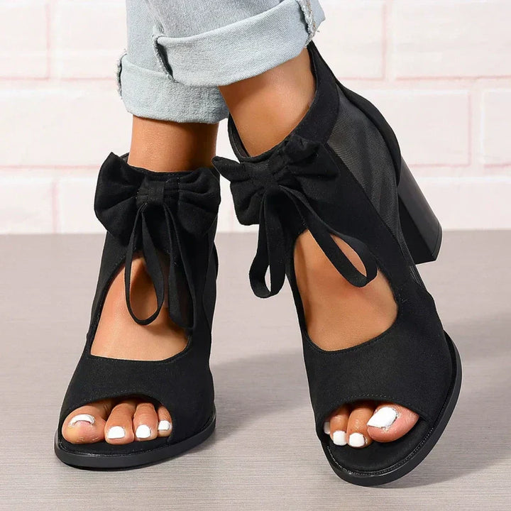Tessa-Mae™ Élégance Chic : Sandales Ouvertes pour un Look Moderne