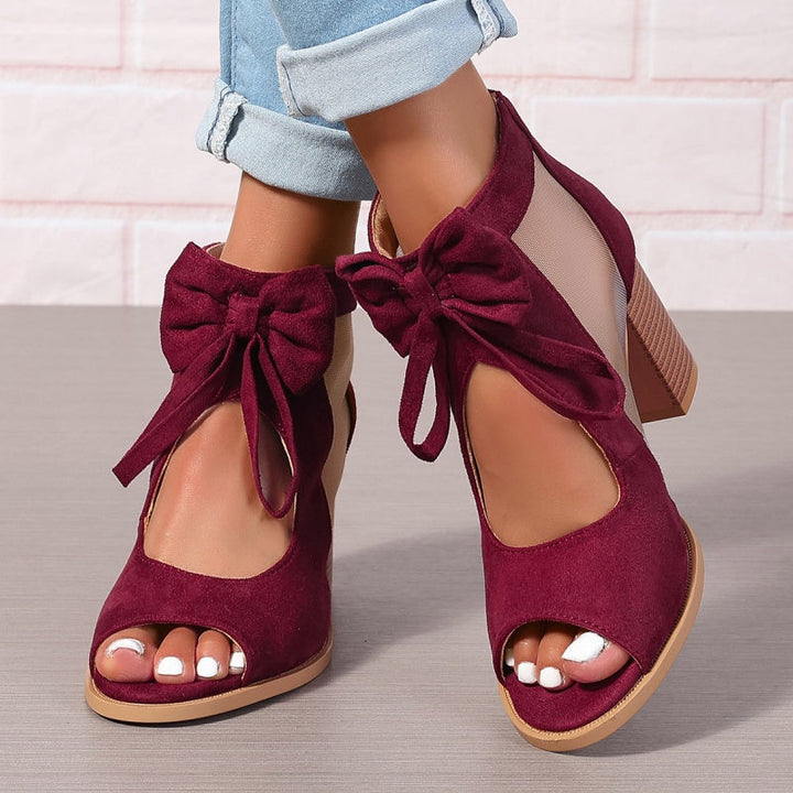Tessa-Mae™ Élégance Chic : Sandales Ouvertes pour un Look Moderne