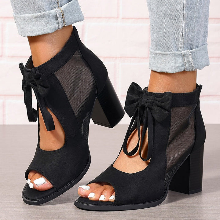 Tessa-Mae™ Élégance Chic : Sandales Ouvertes pour un Look Moderne