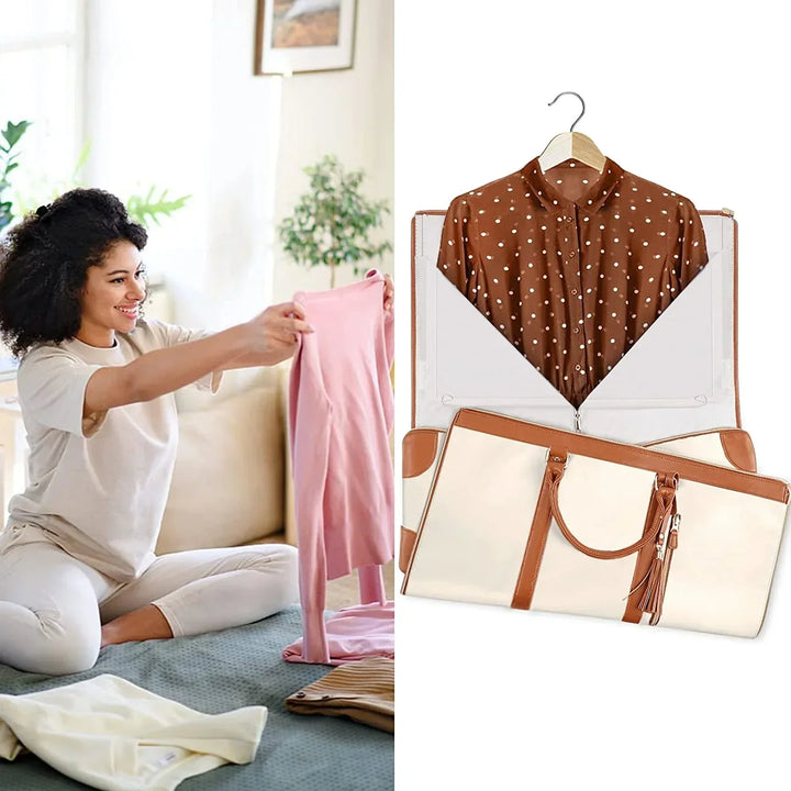Sac de rangement pliable compact pour articles de voyage
