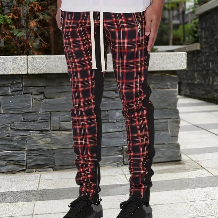 ALOIS - Pantalon à carreaux élégant pour hommes