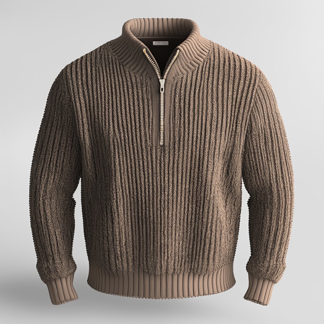Luke™ Pull léger zippé pour un confort quotidien élégant