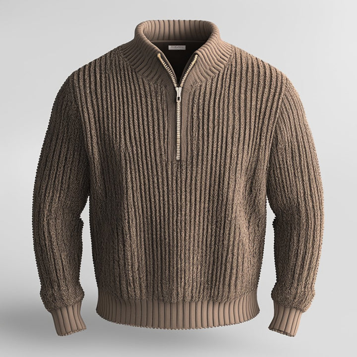 Luke™ Pull léger zippé pour un confort quotidien élégant