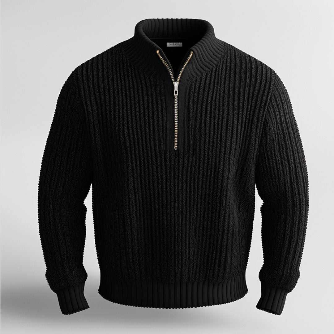 Luke™ Pull léger zippé pour un confort quotidien élégant