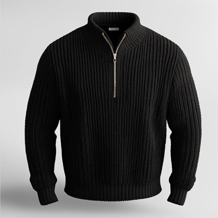 Luke™ Pull léger zippé pour un confort quotidien élégant