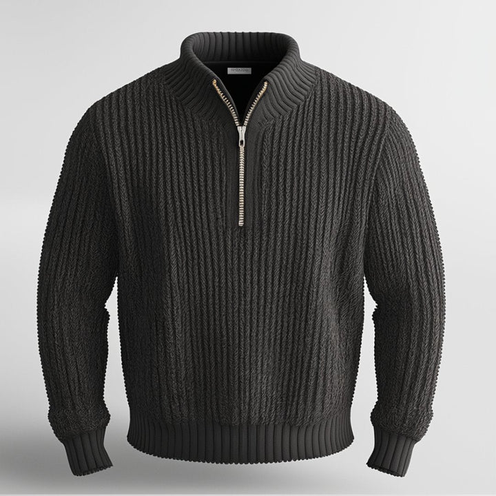 Luke™ Pull léger zippé pour un confort quotidien élégant