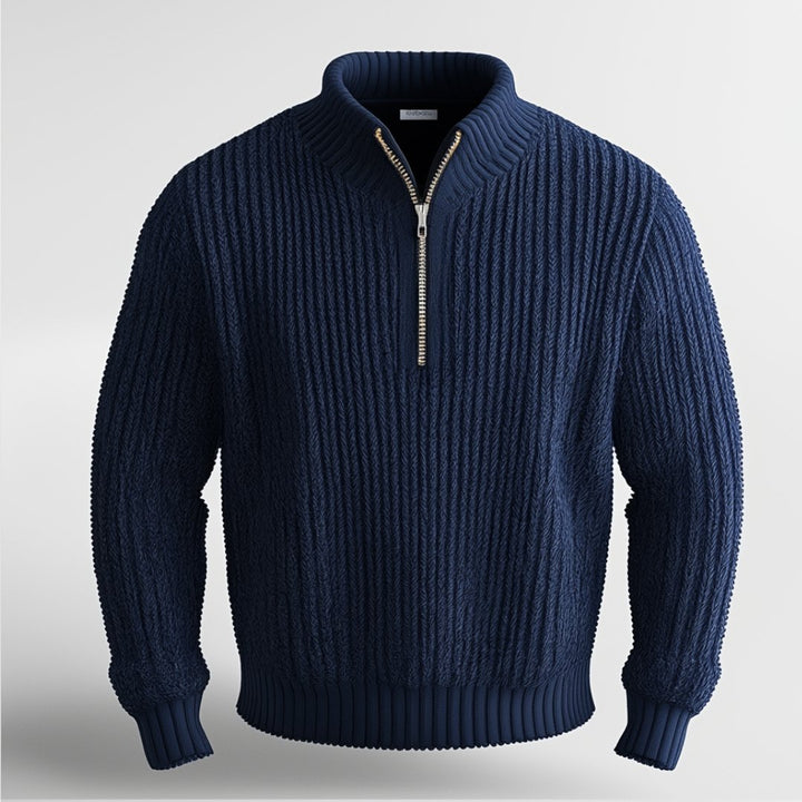 Luke™ Pull léger zippé pour un confort quotidien élégant