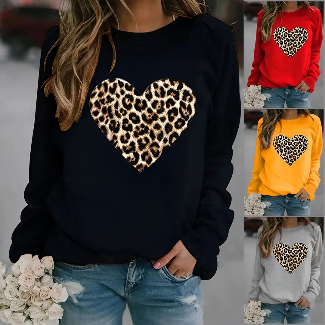 Coralie - Sweat-shirt à imprimé animal stylé pour un look tendance