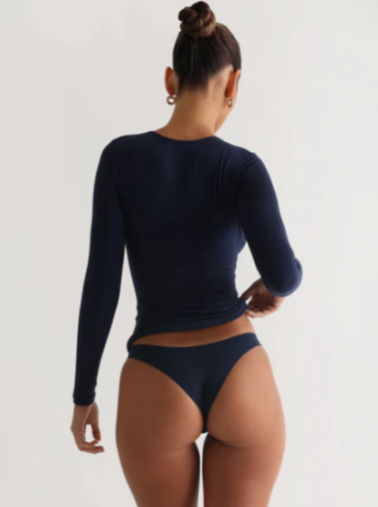 Precy - Top élégant à manches longues pour un look raffiné