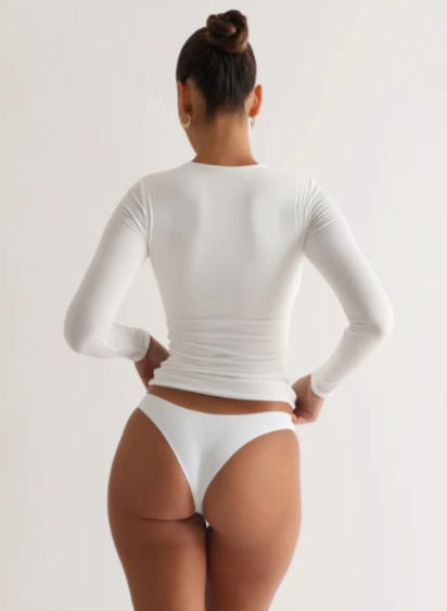Precy - Top élégant à manches longues pour un look raffiné