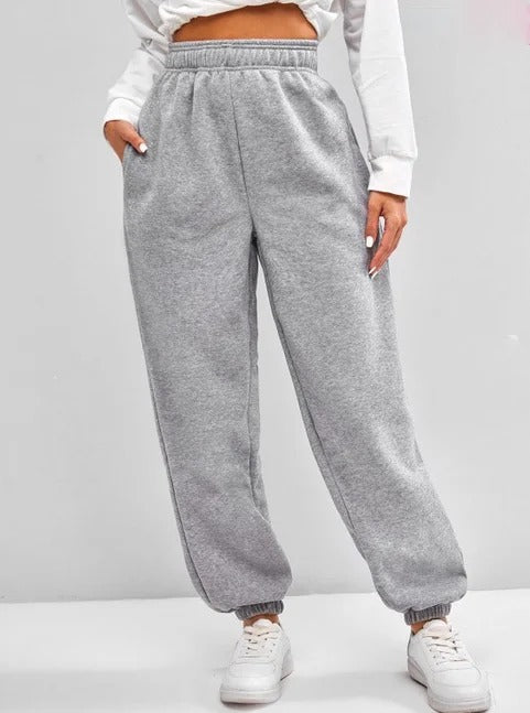 Bernice - Luxueux pantalon de jogging à taille haute pour un confort ultime