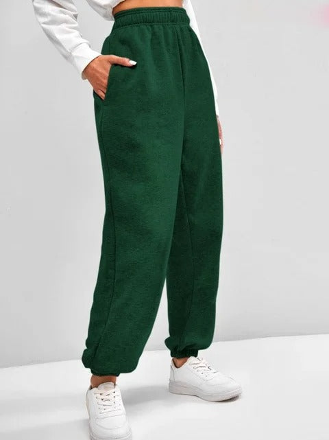 Bernice - Luxueux pantalon de jogging à taille haute pour un confort ultime