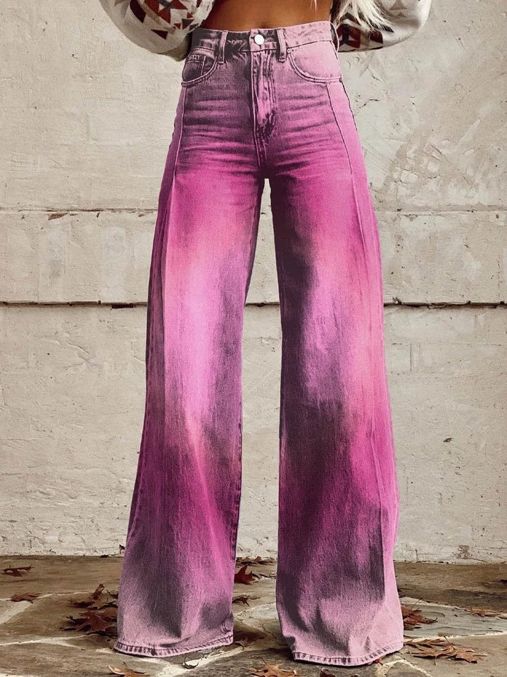 Edie - pantalon rétro stylé avec une jambe large très tendance