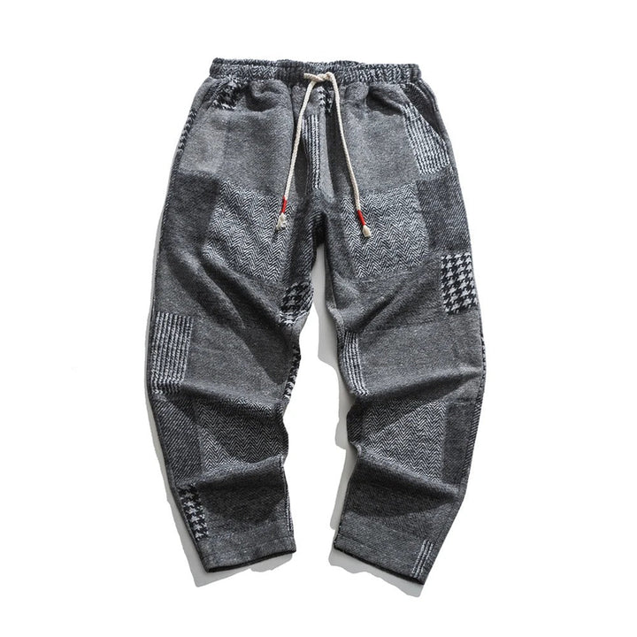 Elian - Pantalon patchwork Rétro Élégant pour Hommes