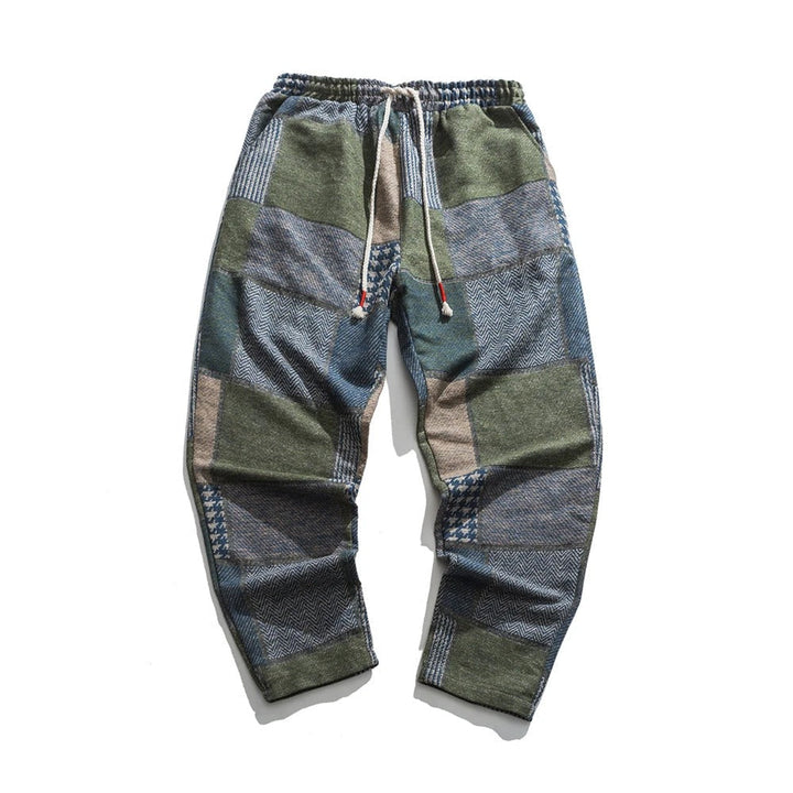 Elian - Pantalon patchwork Rétro Élégant pour Hommes