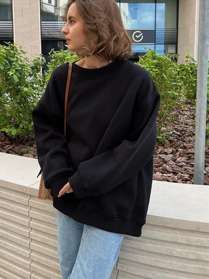 Liv - Sweat-shirt tendance oversize pour un style décontracté et chic