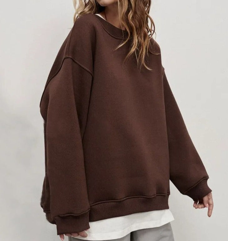 Liv - Sweat-shirt tendance oversize pour un style décontracté et chic