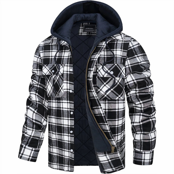 Bart-Jan™ Veste à Carreaux Classique pour un Style Élégant et Confortable