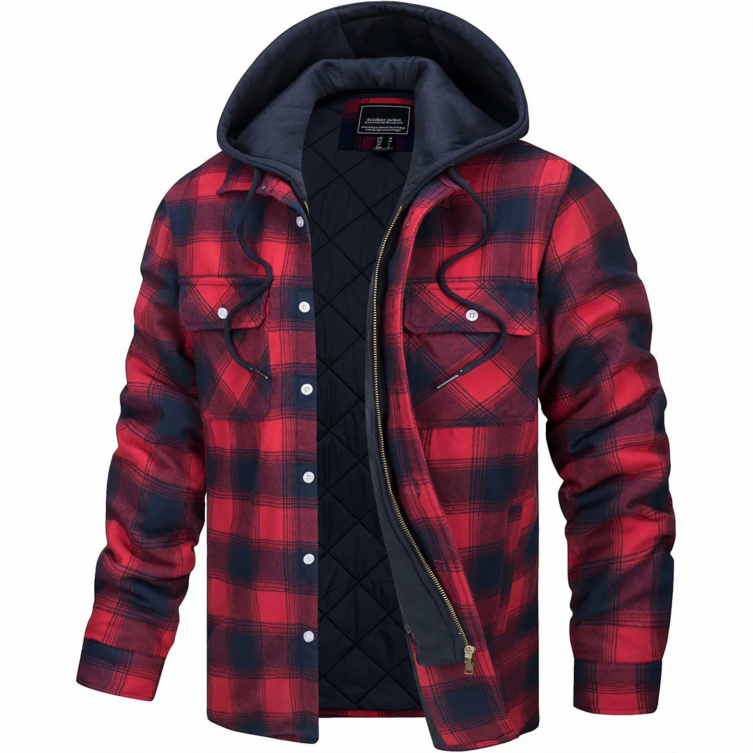Bart-Jan™ Veste à Carreaux Classique pour un Style Élégant et Confortable