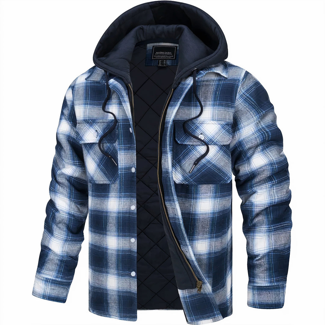 Bart-Jan™ Veste à Carreaux Classique pour un Style Élégant et Confortable