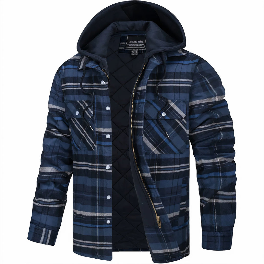 Bart-Jan™ Veste à Carreaux Classique pour un Style Élégant et Confortable