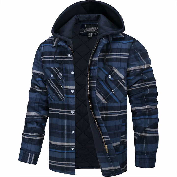Bart-Jan™ Veste à Carreaux Classique pour un Style Élégant et Confortable