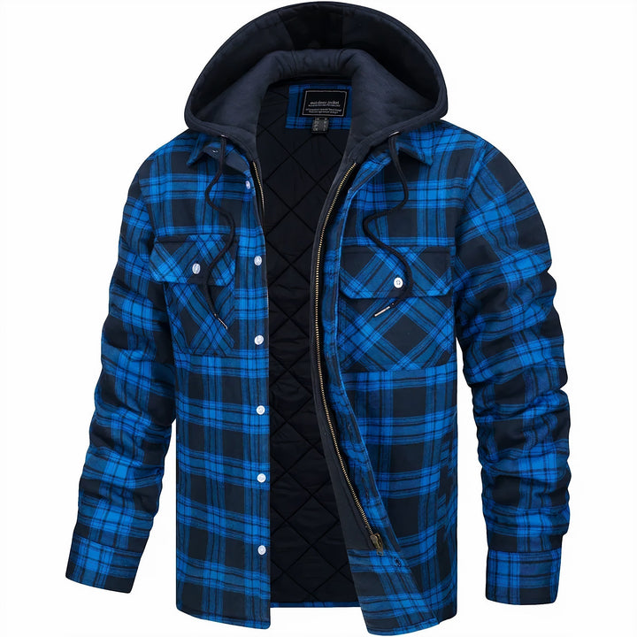 Bart-Jan™ Veste à Carreaux Classique pour un Style Élégant et Confortable