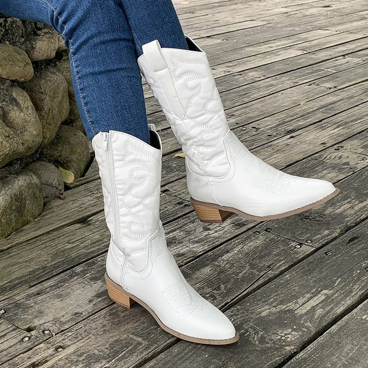 Penelope - Botte élégantes à mi-mollet pour femmes pour un look stylé