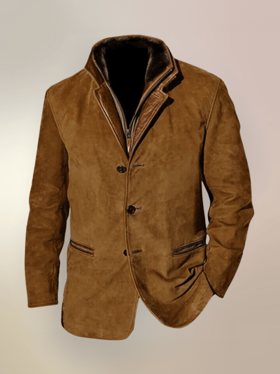 Lucas™ - Veste en cuir vintage