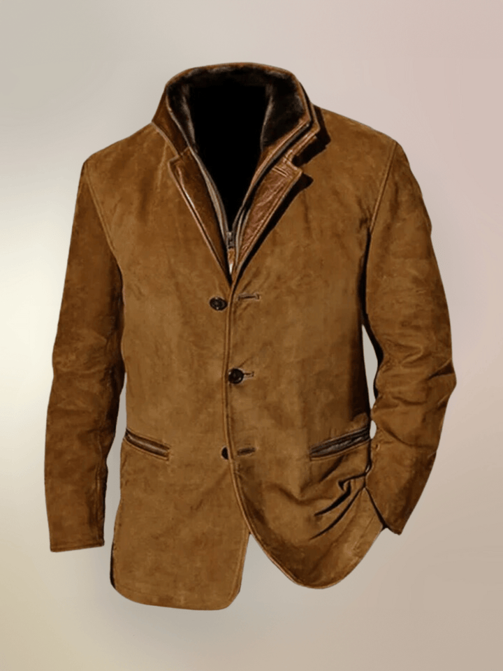 Lucas™ - Veste en cuir vintage