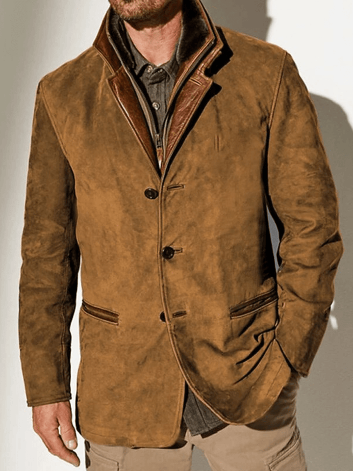 Lucas™ - Veste en cuir vintage
