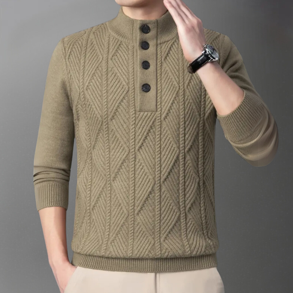 Pull en maille à la mode pour hommes par JAIR