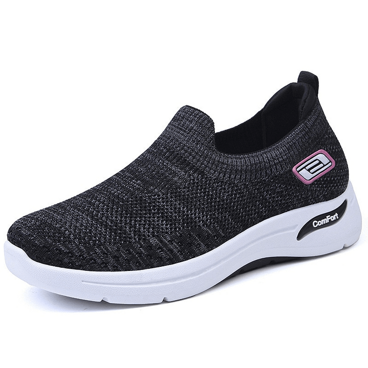 Chaussures de sport et de randonnée pour femmes OrthoEase Comfort avec un design léger et élastique et une semelle orthopédique.